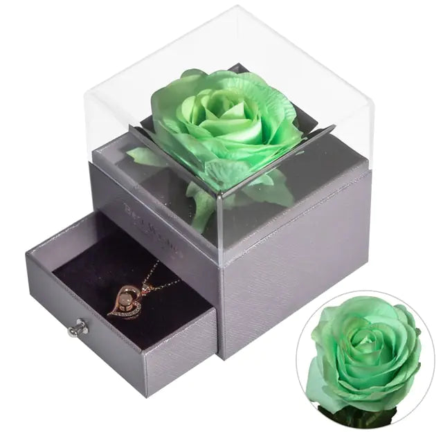 Valentine Eternal Rose Jewelry Gift Box