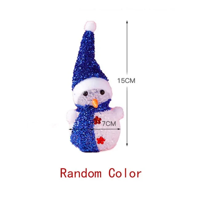 Solar Christmas Garden Stakes, Outdoor Lights Snowman