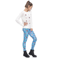 Leggings Depot High Waist Novelty Christmas Holiday Print Leggings for Women (Available in XL Size)