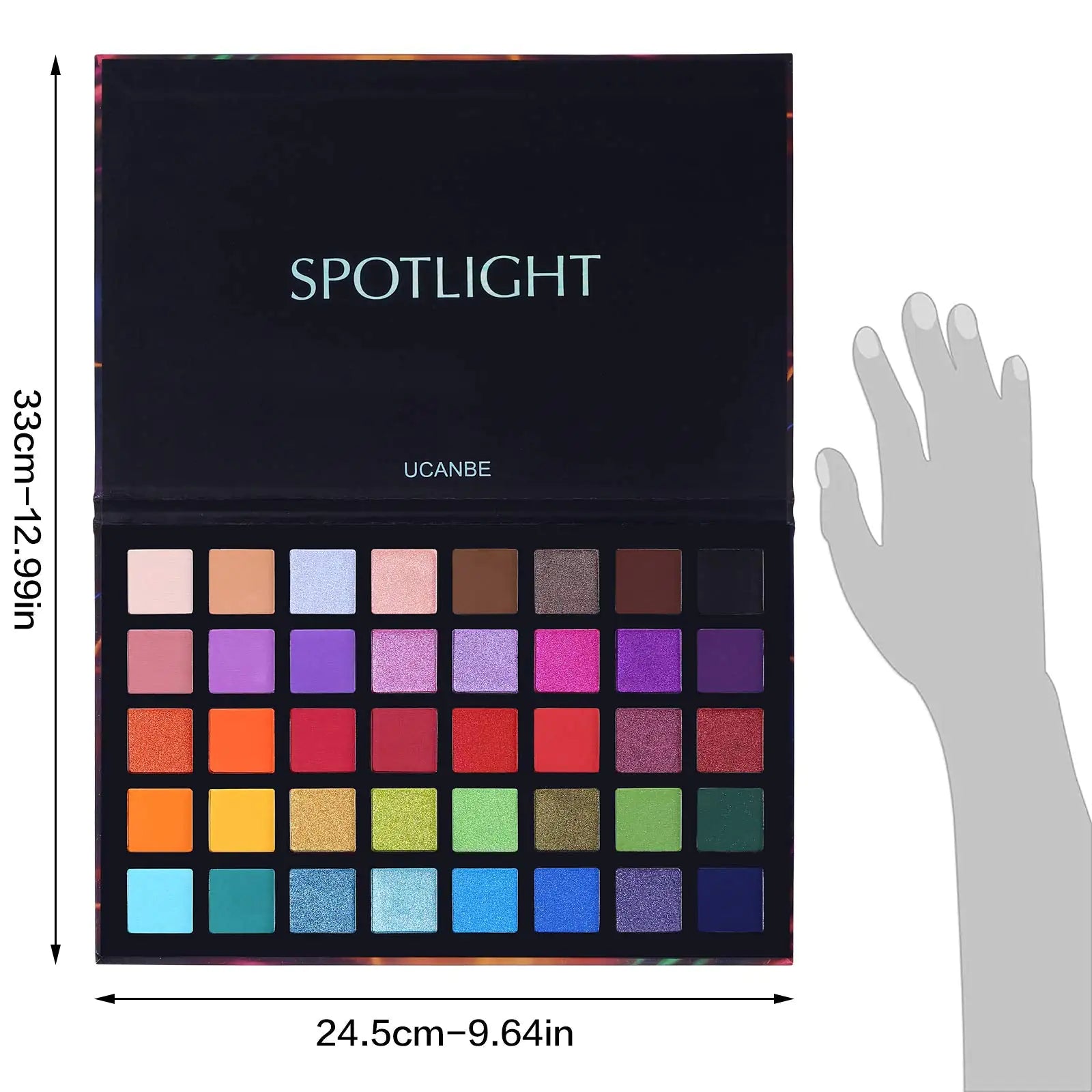 UCANBE 40 Shade Pro Eyeshadow Palette