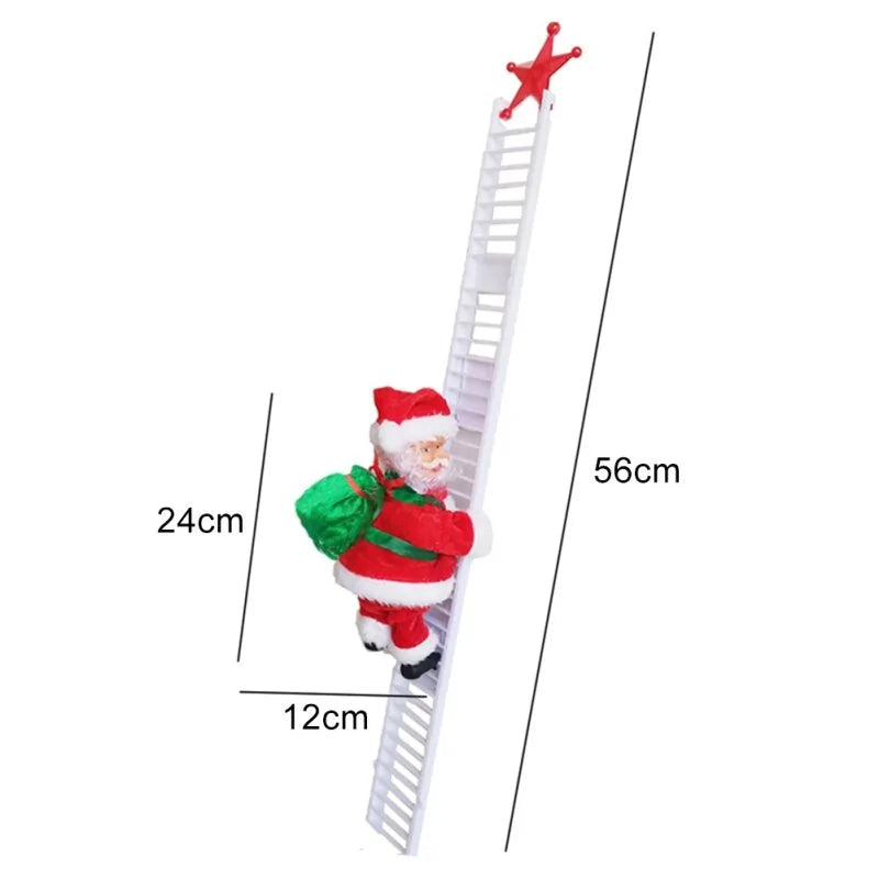 Santa Climbing Ladder Christmas Decoration Collection