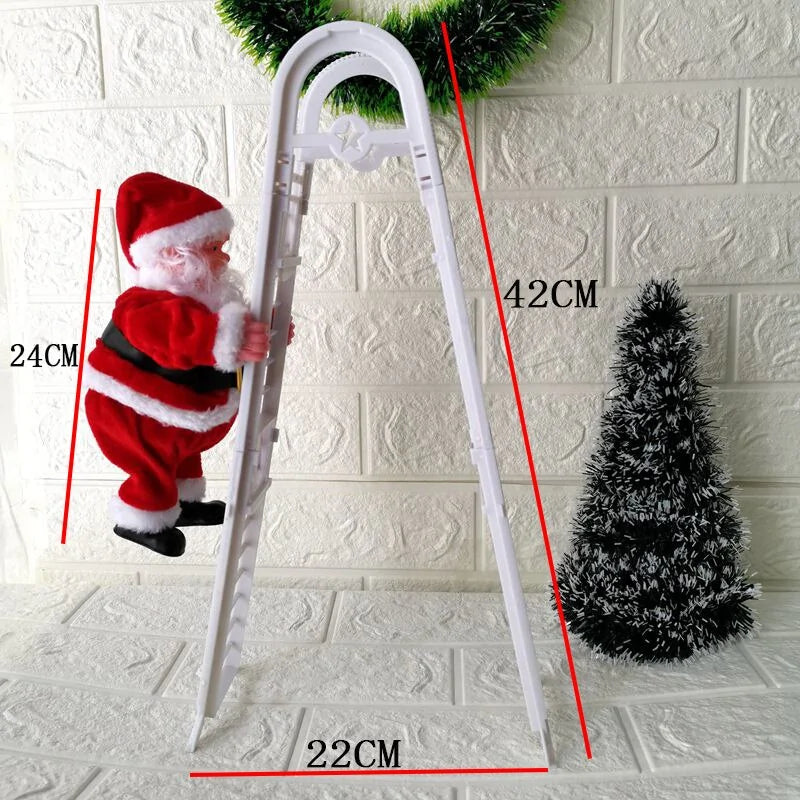 Santa Climbing Ladder Christmas Decoration Collection