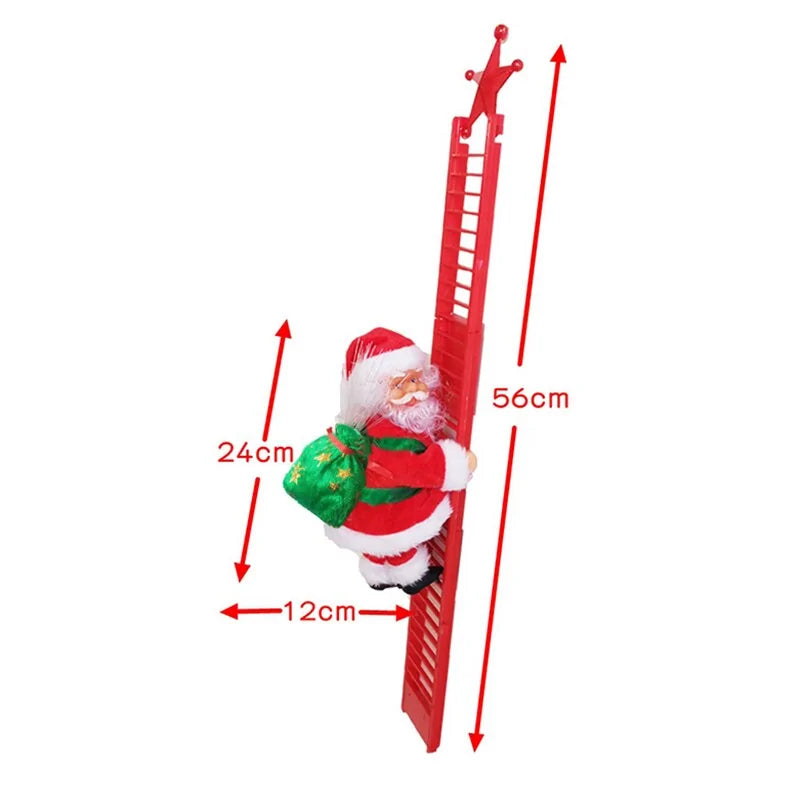 Santa Climbing Ladder Christmas Decoration Collection