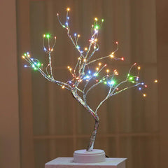 Mini Christmas Greeting Tree Lights Gift Idea