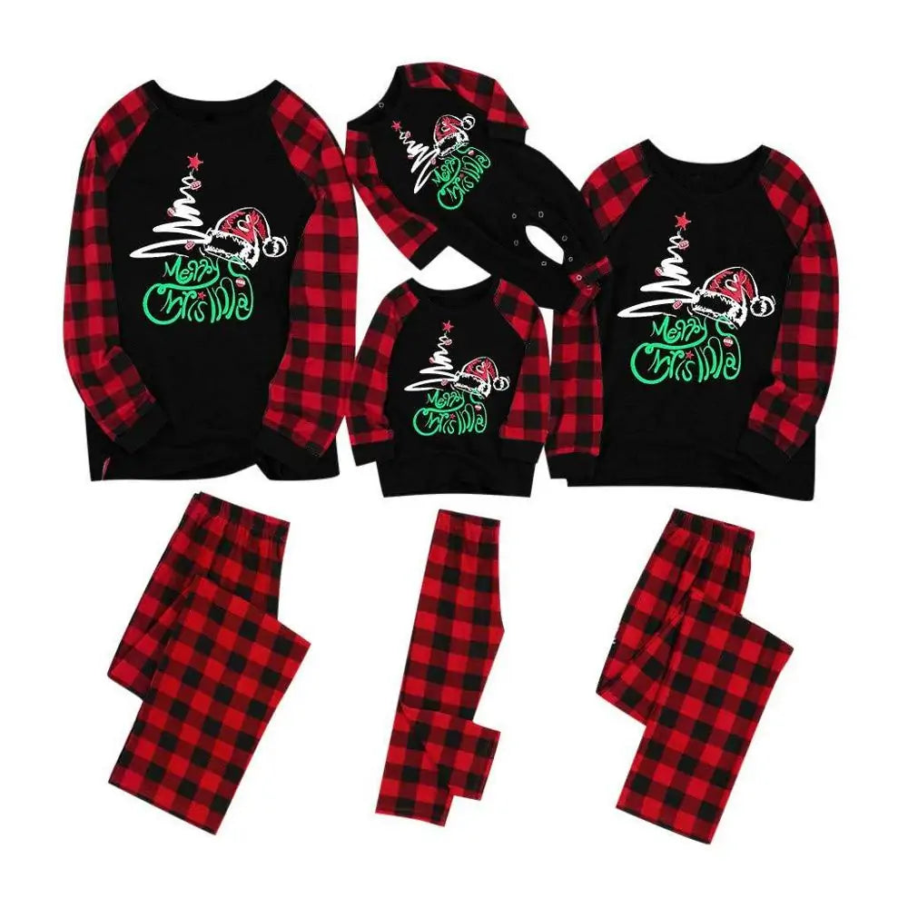 Joyful Christmas Family Pajama Set Men Women Children