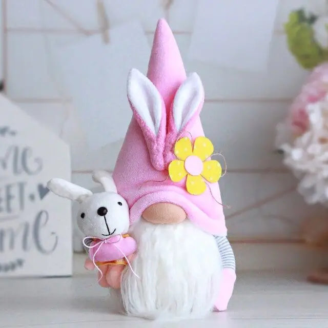 Holiday Easter Faceless Doll Decoration Bunny