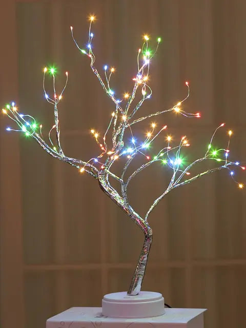 Mini Christmas Greeting Tree Lights Gift Idea