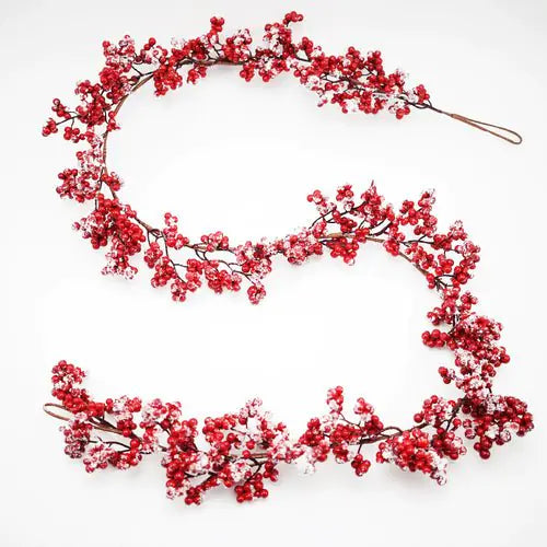 Christmas Red Berry Garland Decoration